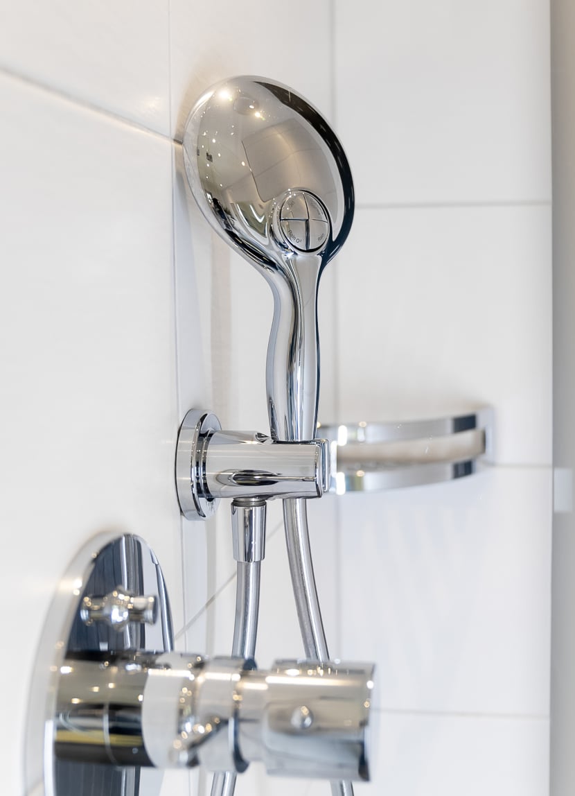 große Duschbrause Detailansicht