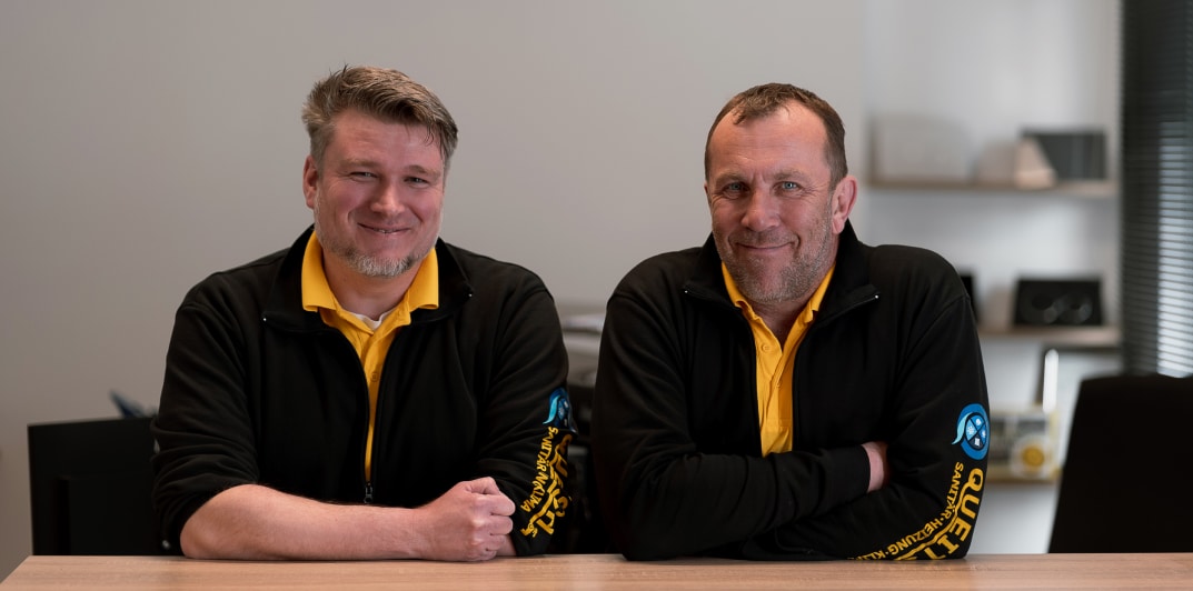 Sanitär und Heizung Moers - Gebrüder Queitsch GmbH - Geschäftsführer Rafael Nowak und Andreas Queitsch